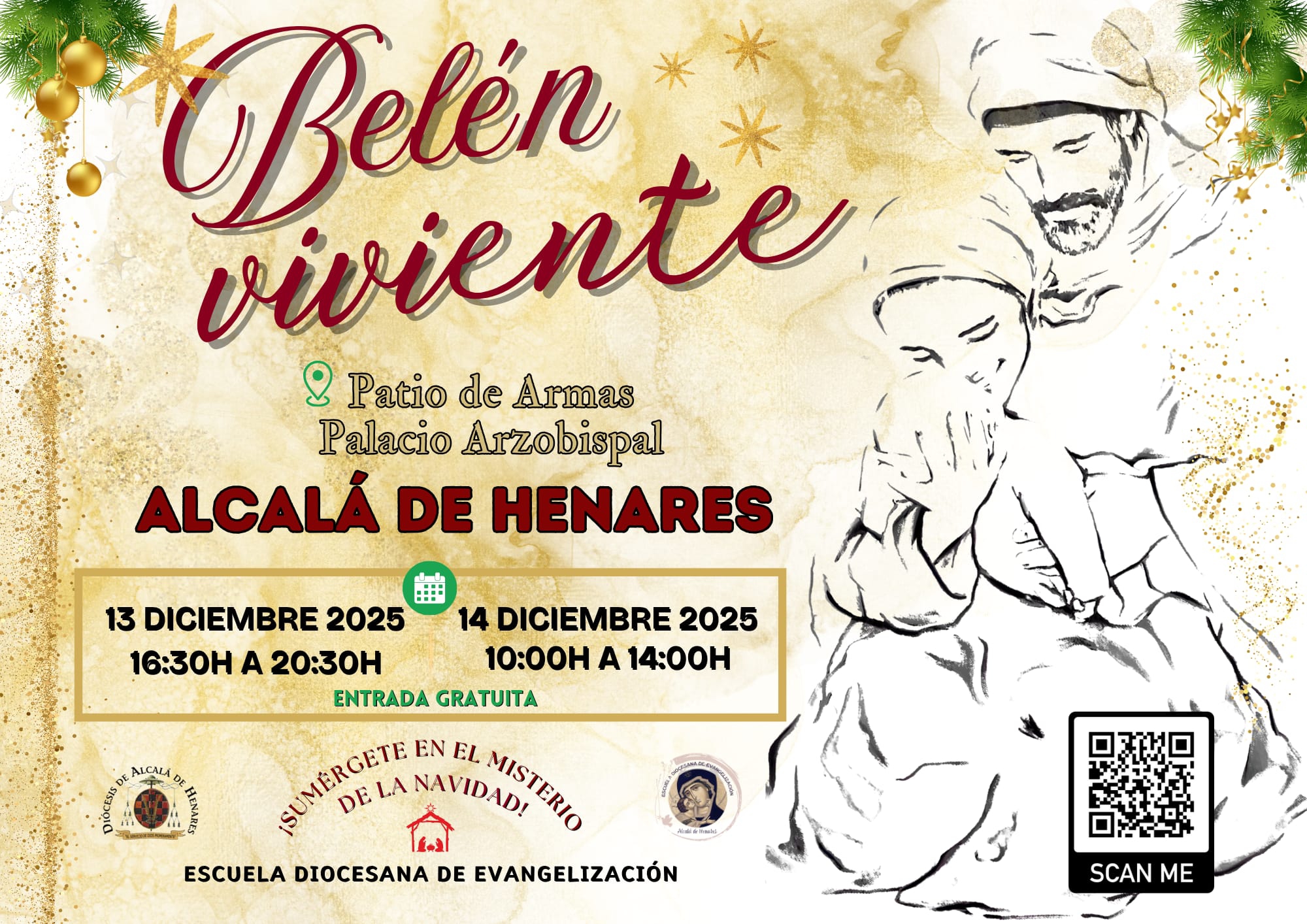Belén Viviente Alcalá Henares 2025