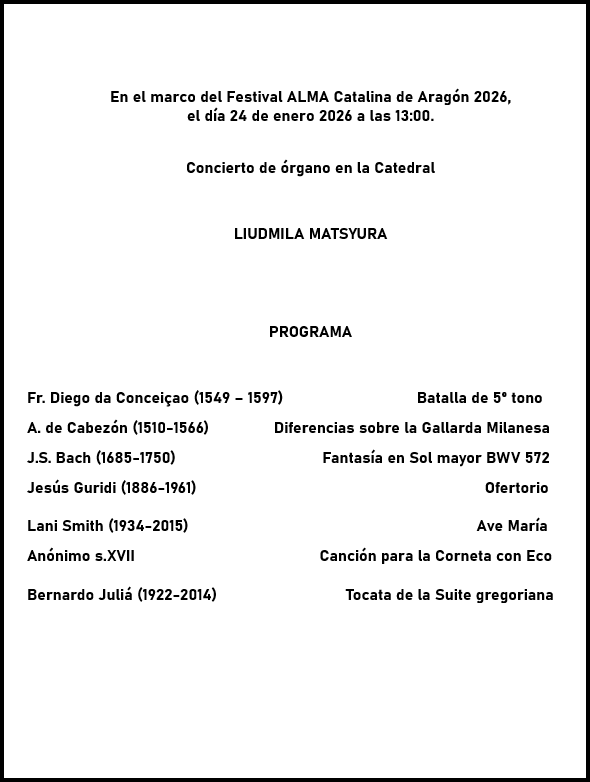 programa concierto alma catedral-magistral 2026