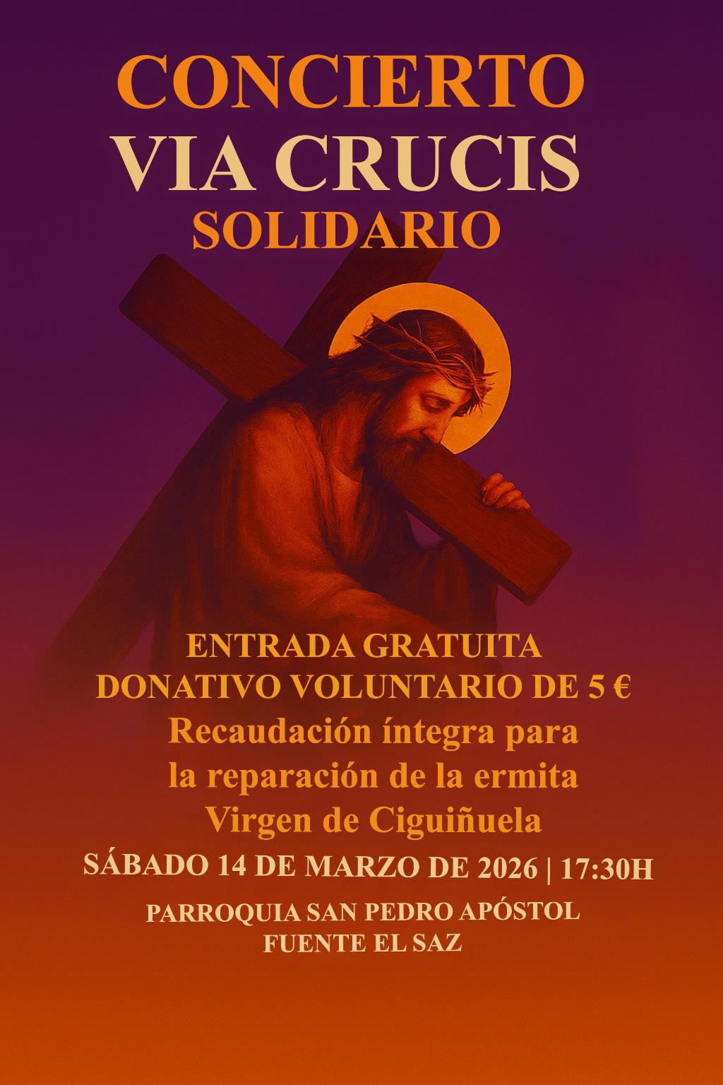 Concierto Via Crucis benéfico Fuente el Saz