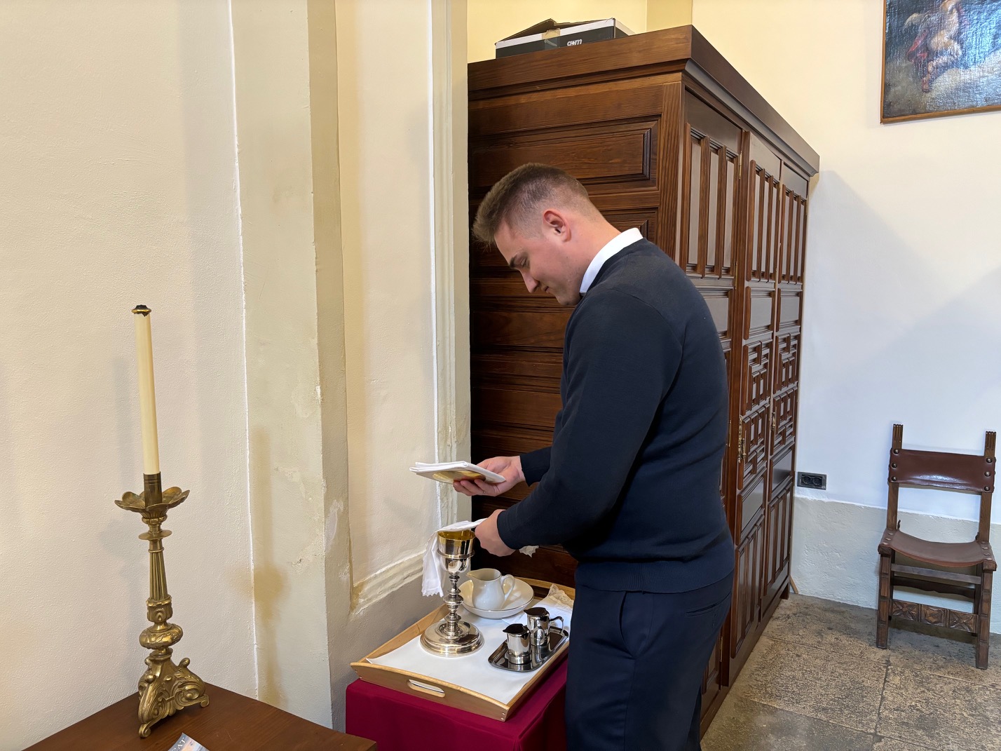 Sacristía san Pedro Apóstol Alcalá