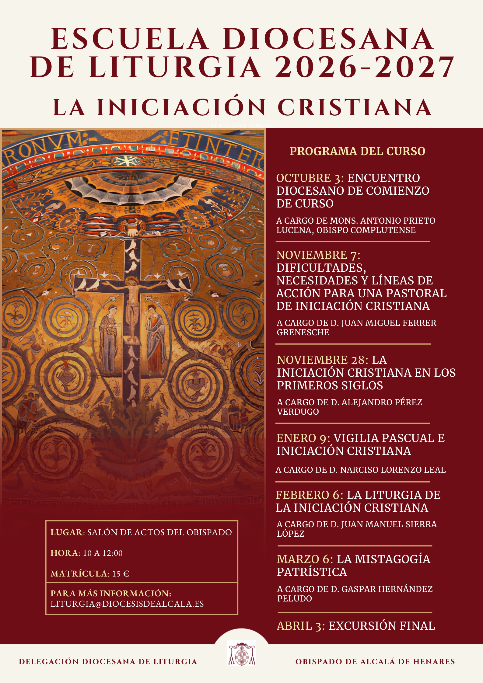 escuela diocesana liturgia 2026-2027