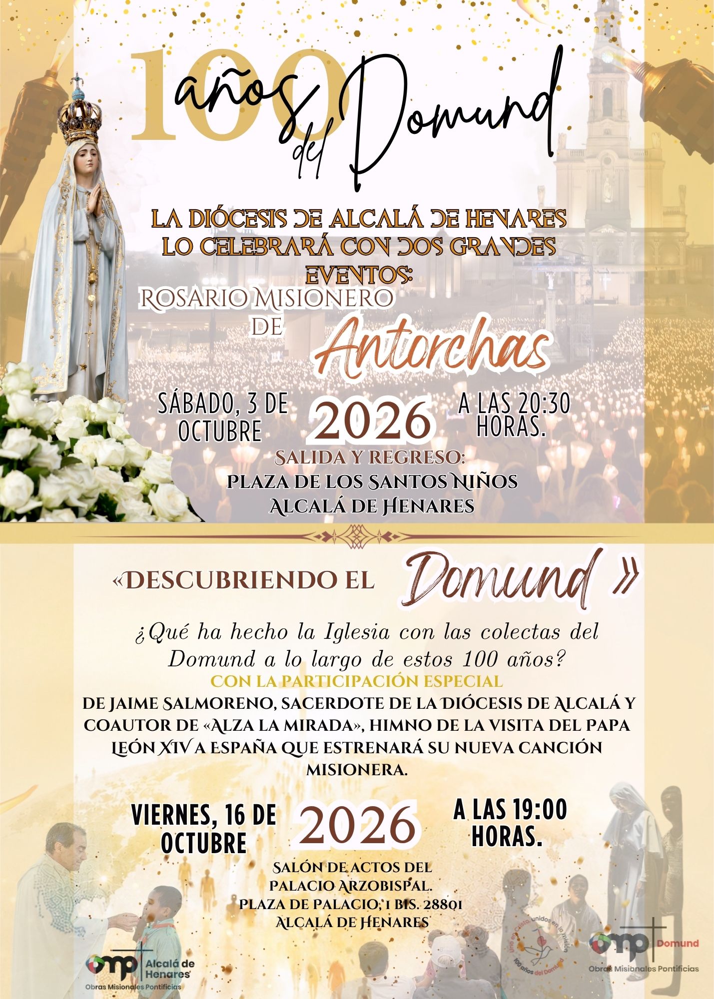 rosario antorchas centenario domund