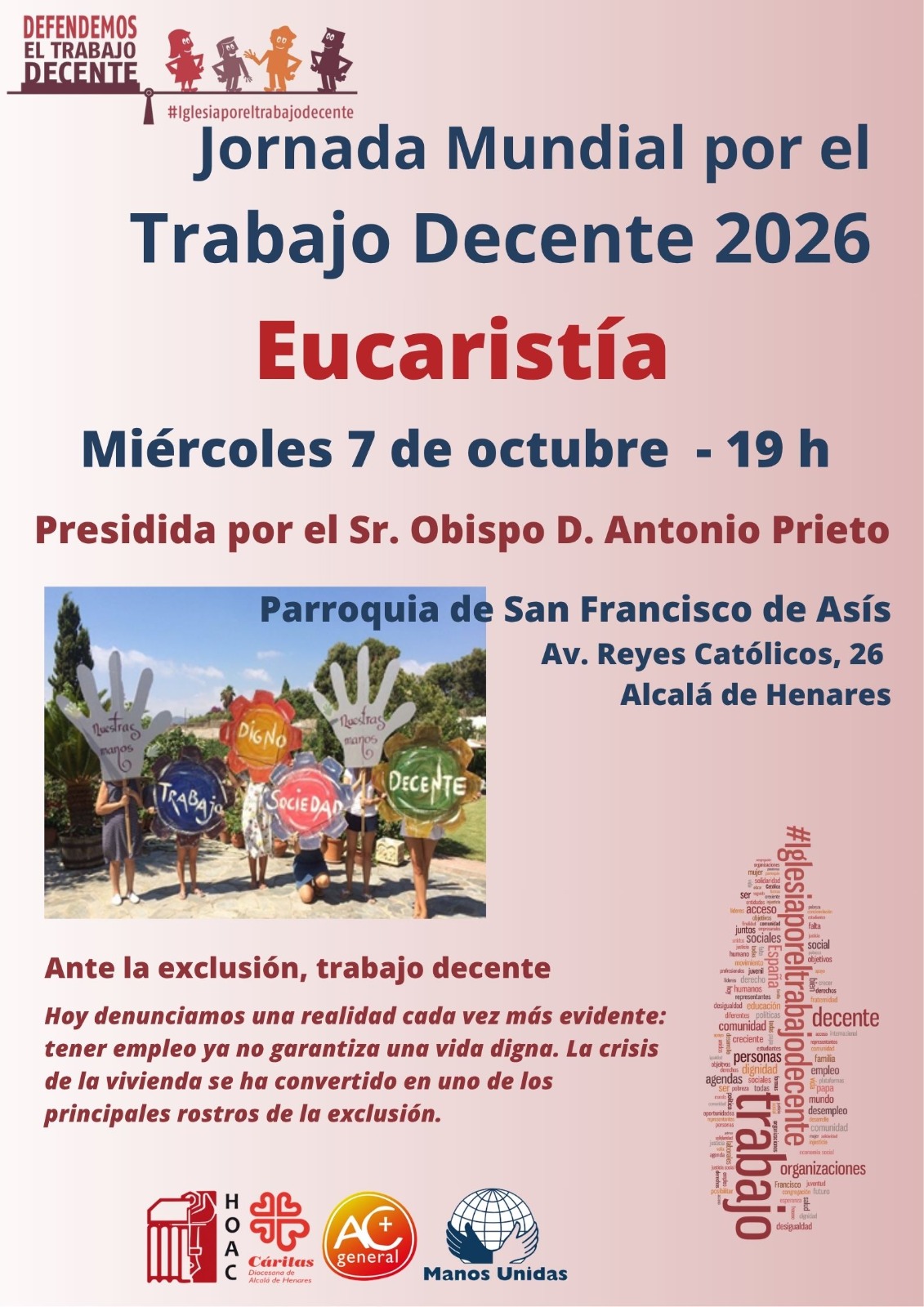 jornada trabajo decente santa misa 