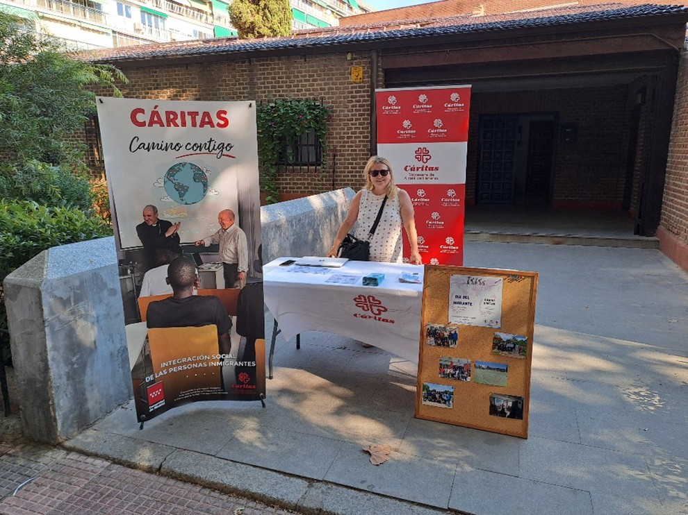 Cáritas diocesana de Alcalá de Henares visibilizó la Jornada Mundial del Migrante y del Refugiado