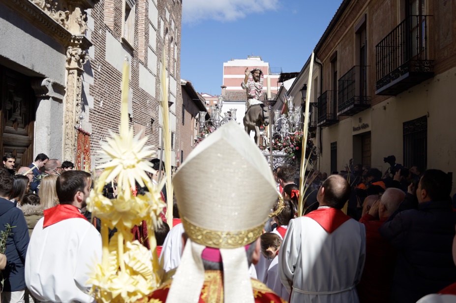 carmelitas imagen paso alcala henares procesion domingo ramos 2026