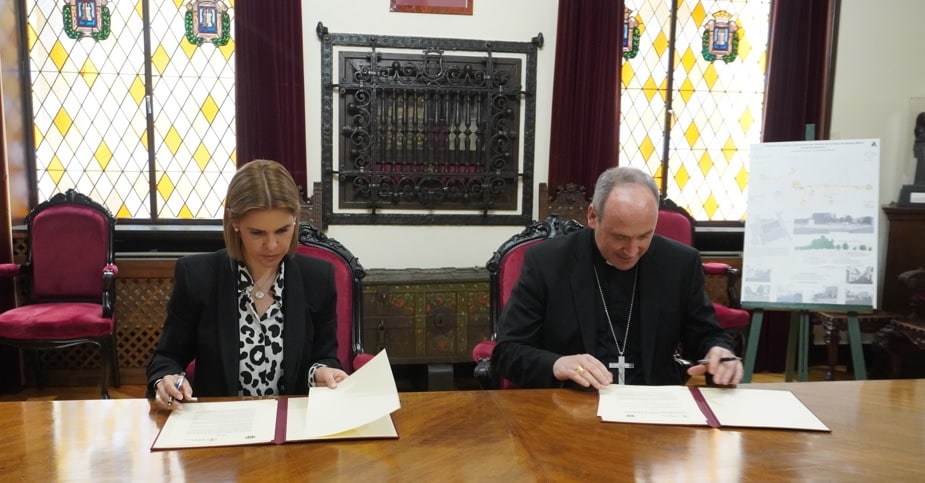 convenio ayuntamiento alcala diocesis plaza santos niños 11 junio 2025