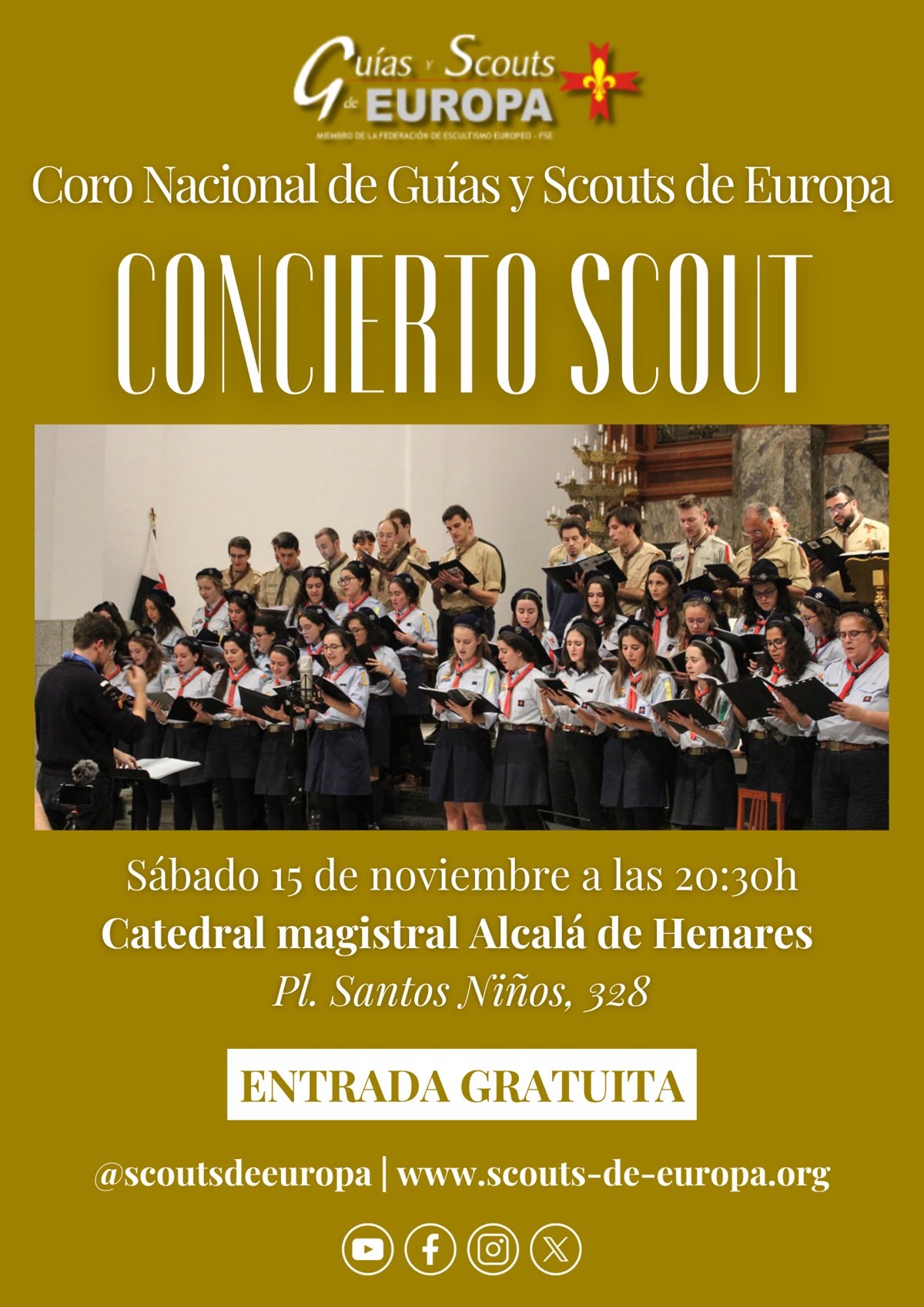 coro scouts catedral alcala