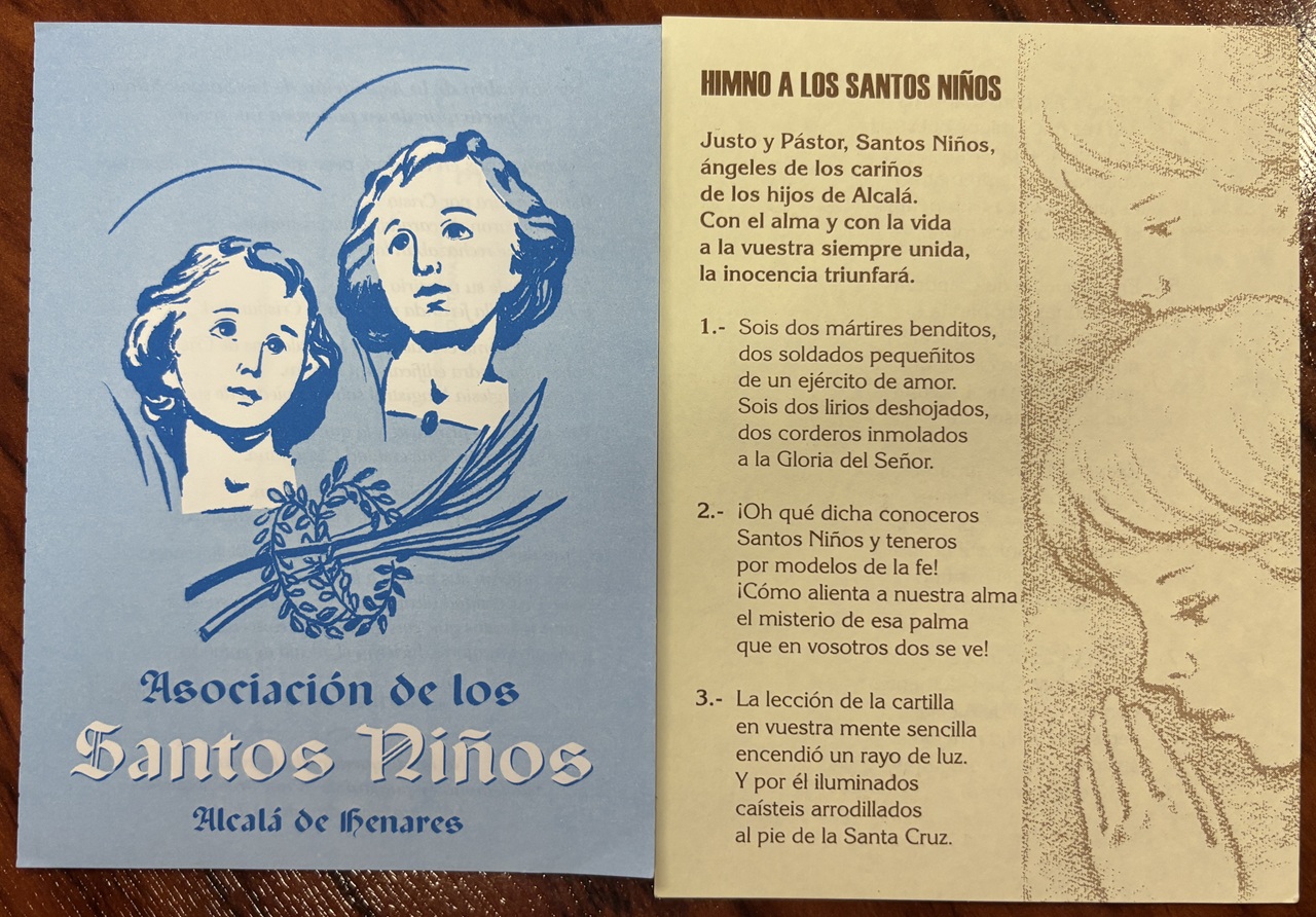 himno santos niños antiguo alcala henares