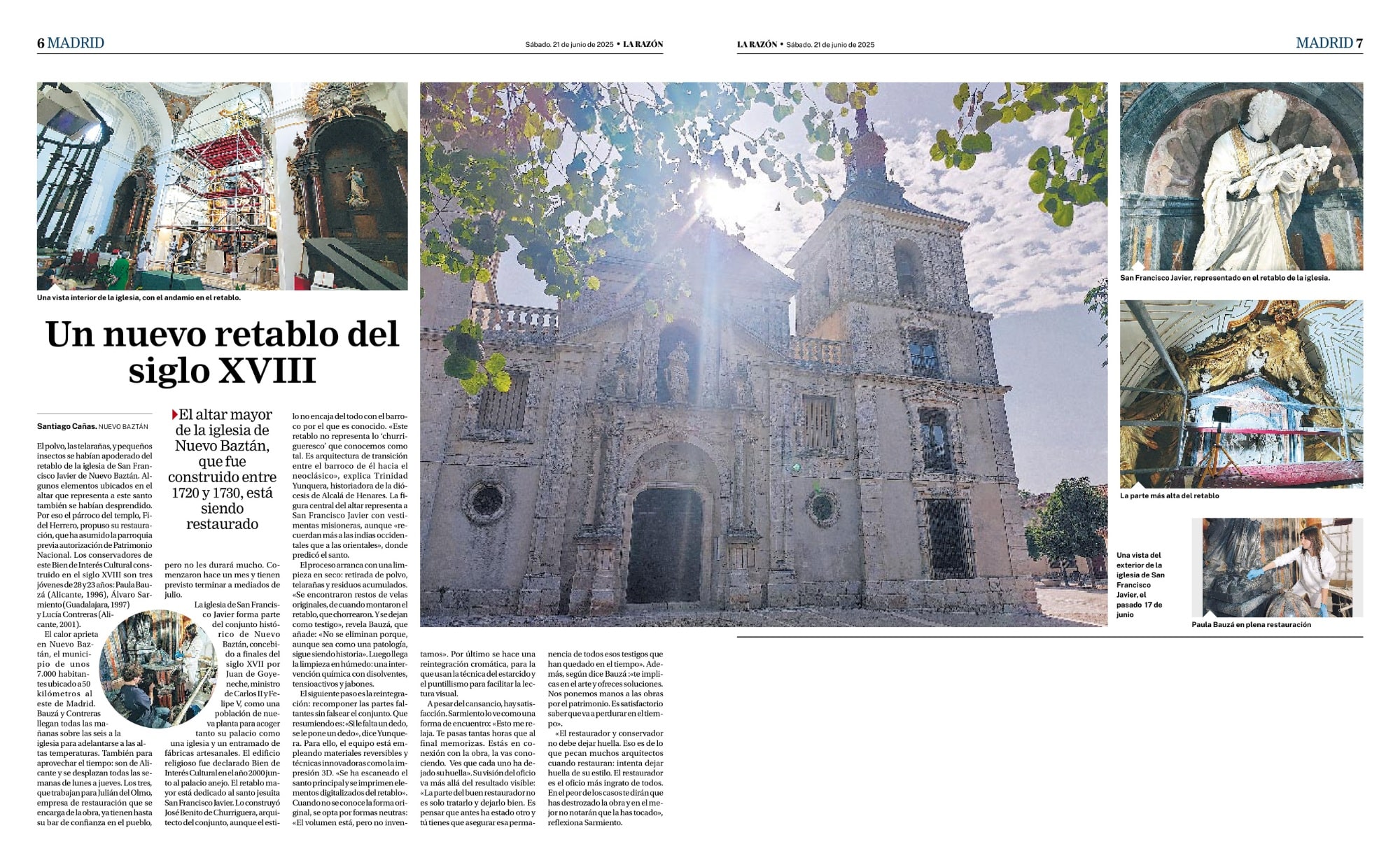 la razon retablo nuevo baztan