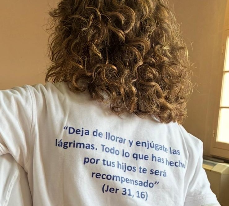 maria oracion madres camiseta