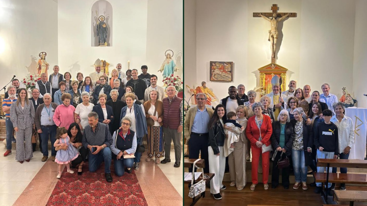 parroquias corpa valverde alcala visita obispo prieto lucena