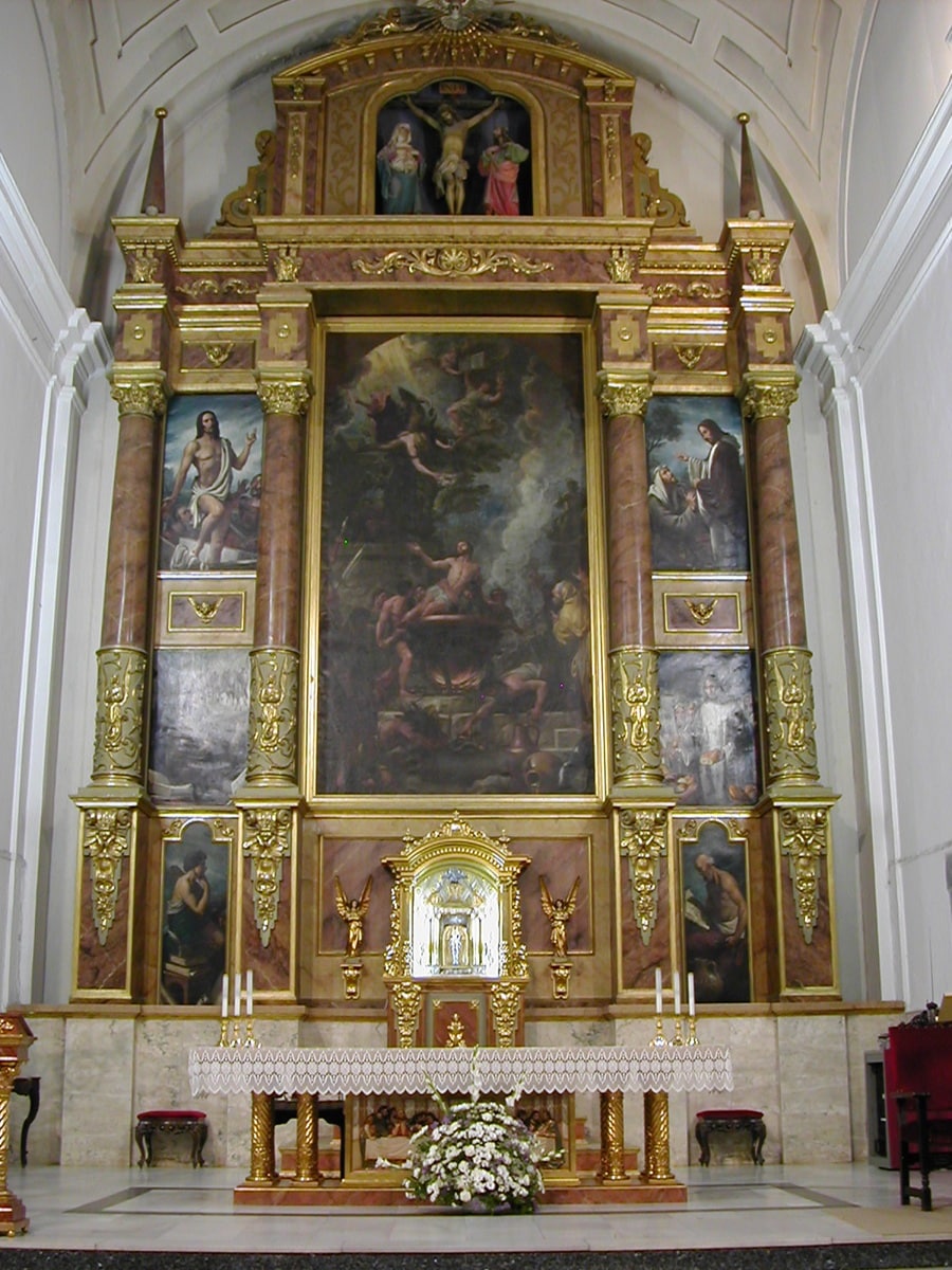 retablo parroquia san juan evangelista torrejon de ardoz