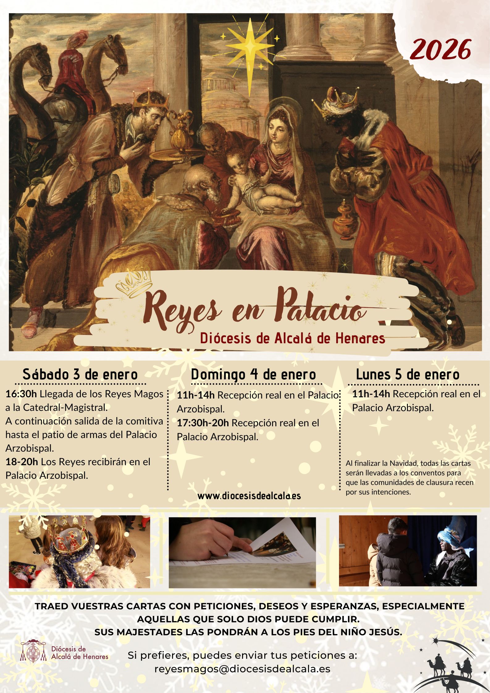reyes en palacio diocesis alcala 2026