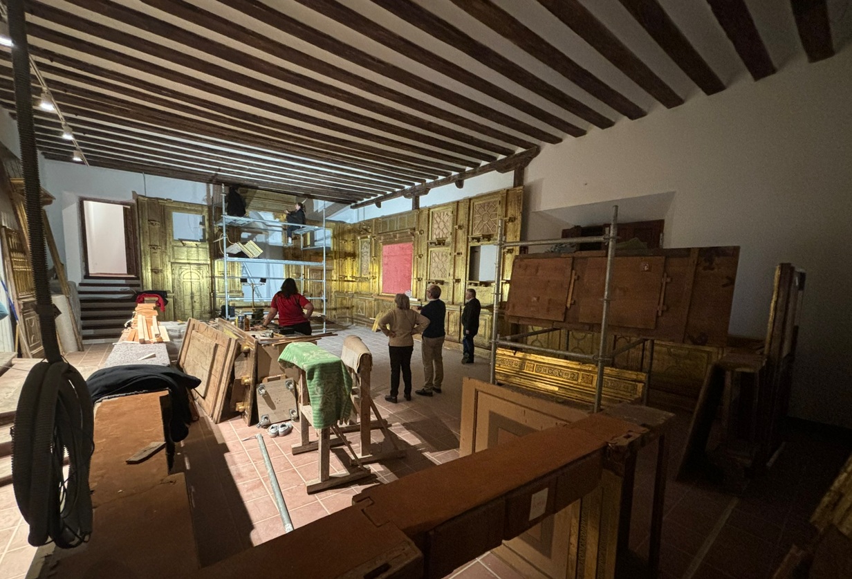 sala relicario cisterciense reliquias diocesis alcala monasterio san bernardo